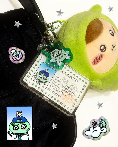 💚 Prism x zitzitclub ID keychain: "ZitZit" 💚