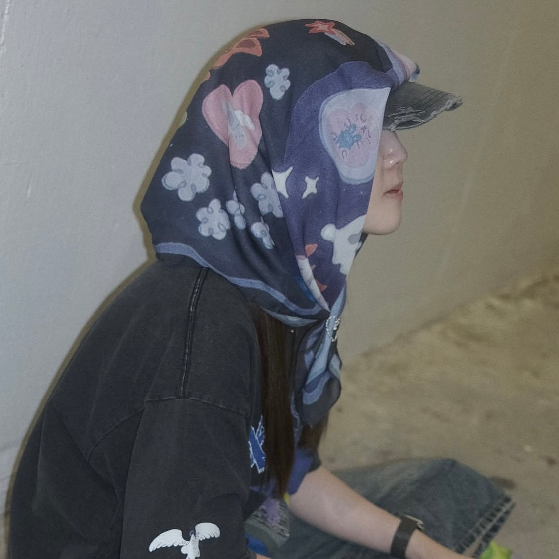 🌠drawneilomei x zitzitclub bandana/scarf🌠