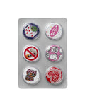 💊mini pill pin💊 (🩷pink🩷set of 6)