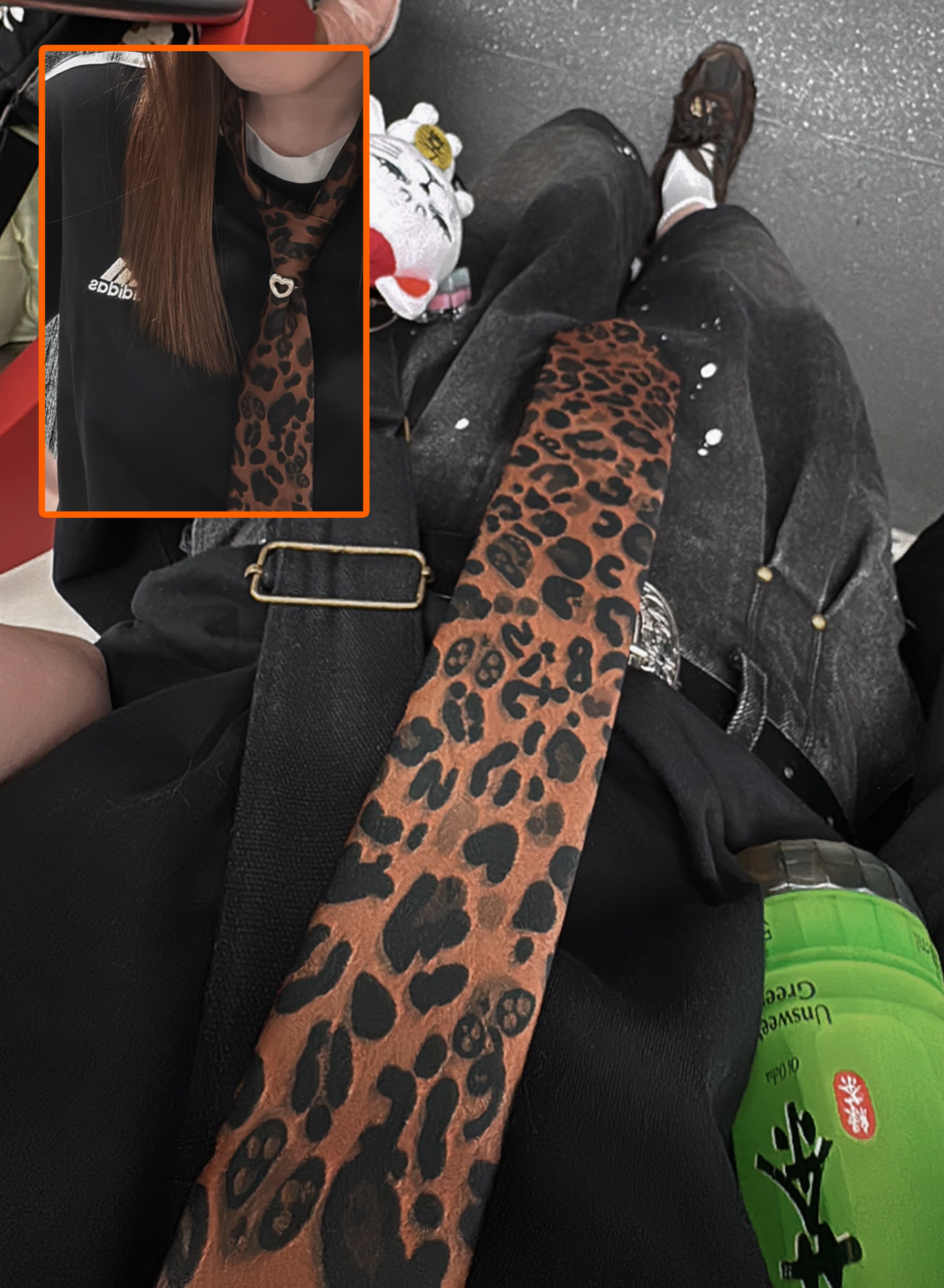 🤎⚜️zitzit leopard tie⚜️🤎
