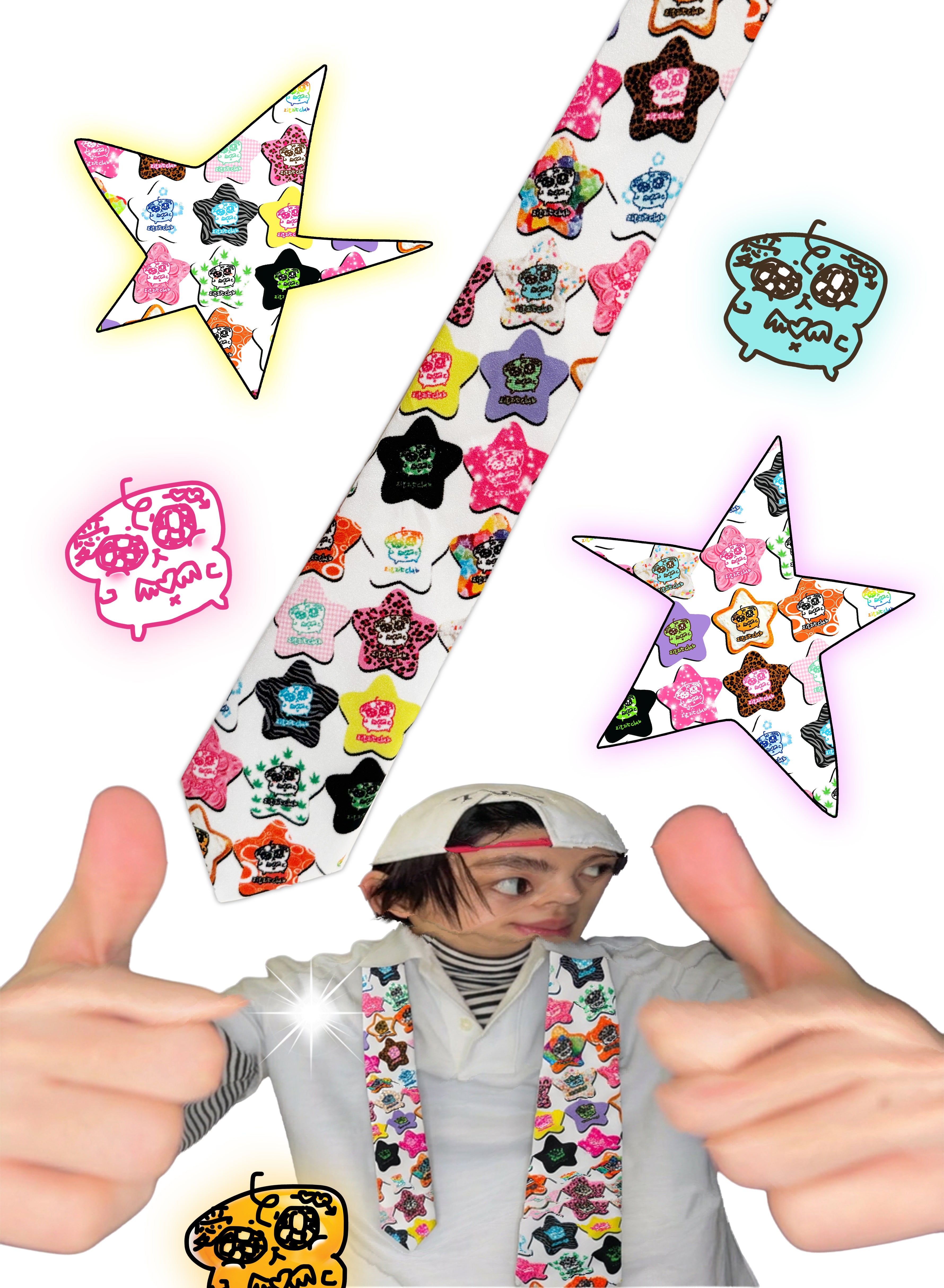 🪩✨zitzit starsss tie✨🪩